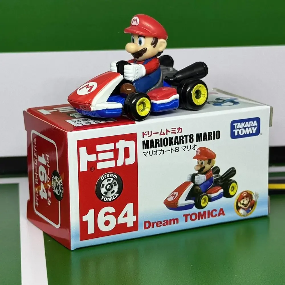 TAKARA TOMY tomica 164 Super Mario Yoshi Kart 8 character car model Super Mario Bros action figure toy children's birthday gift