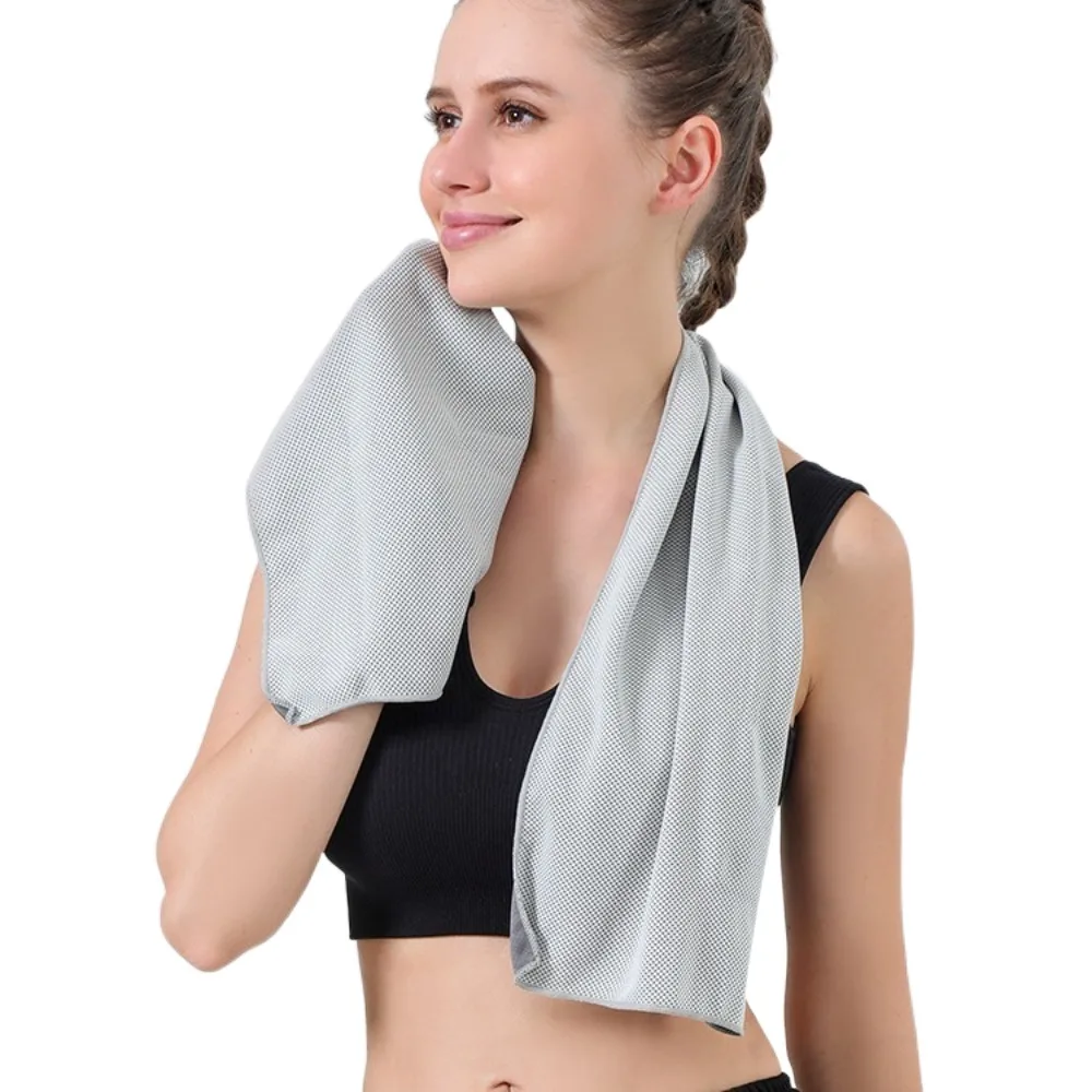 Quick Drying Cooling Ice Towel Sweat Absorption Portable Cold Sports Towel Microfiber Foldable Fitness Cool Towel Jogging