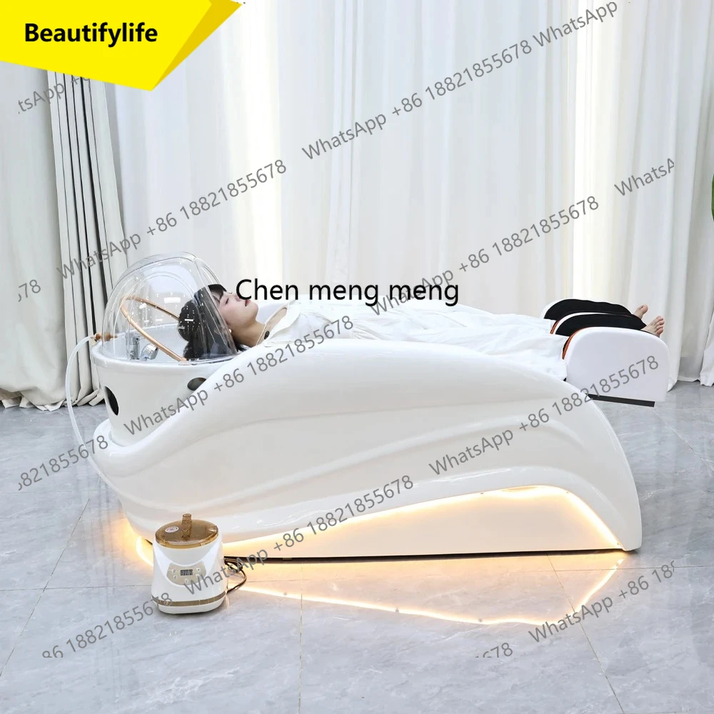 

M45 Professional salon furniture hair wash facial nursing reclining head spa electric shampoo massage bed