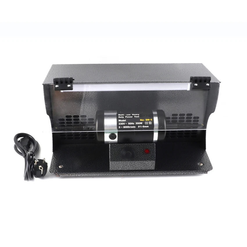 

DM-5 Jewelry Buffing Machine Jewelry Buffer Polisher Desktop Jewelry Polishing Buffing Machine 220V/110V 200W 0-8000r/min 1-6mm