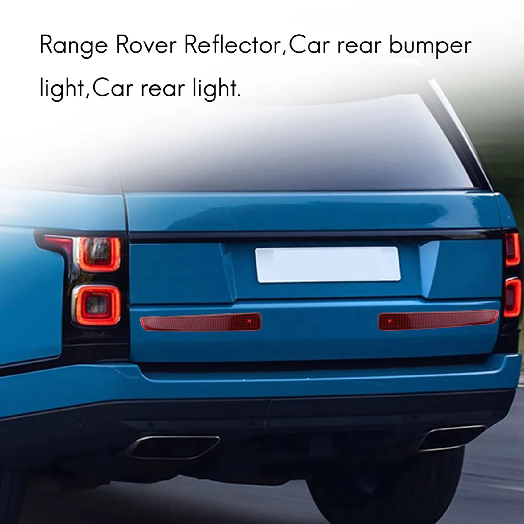 for Land Rover LR3 LR4 Range Rover Sport Rear Bumper Reflector Brake Lamp Taillight Reflector Light Brake Light