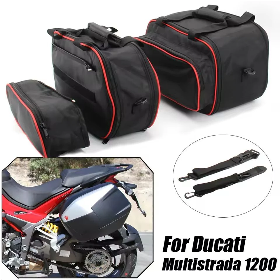 For Ducati Multistrada 1200 from 2015 1260/950 S from 2017 Motorcycle Storage Bag Luggage Bags Side Box Bag Inner Bag Bushing