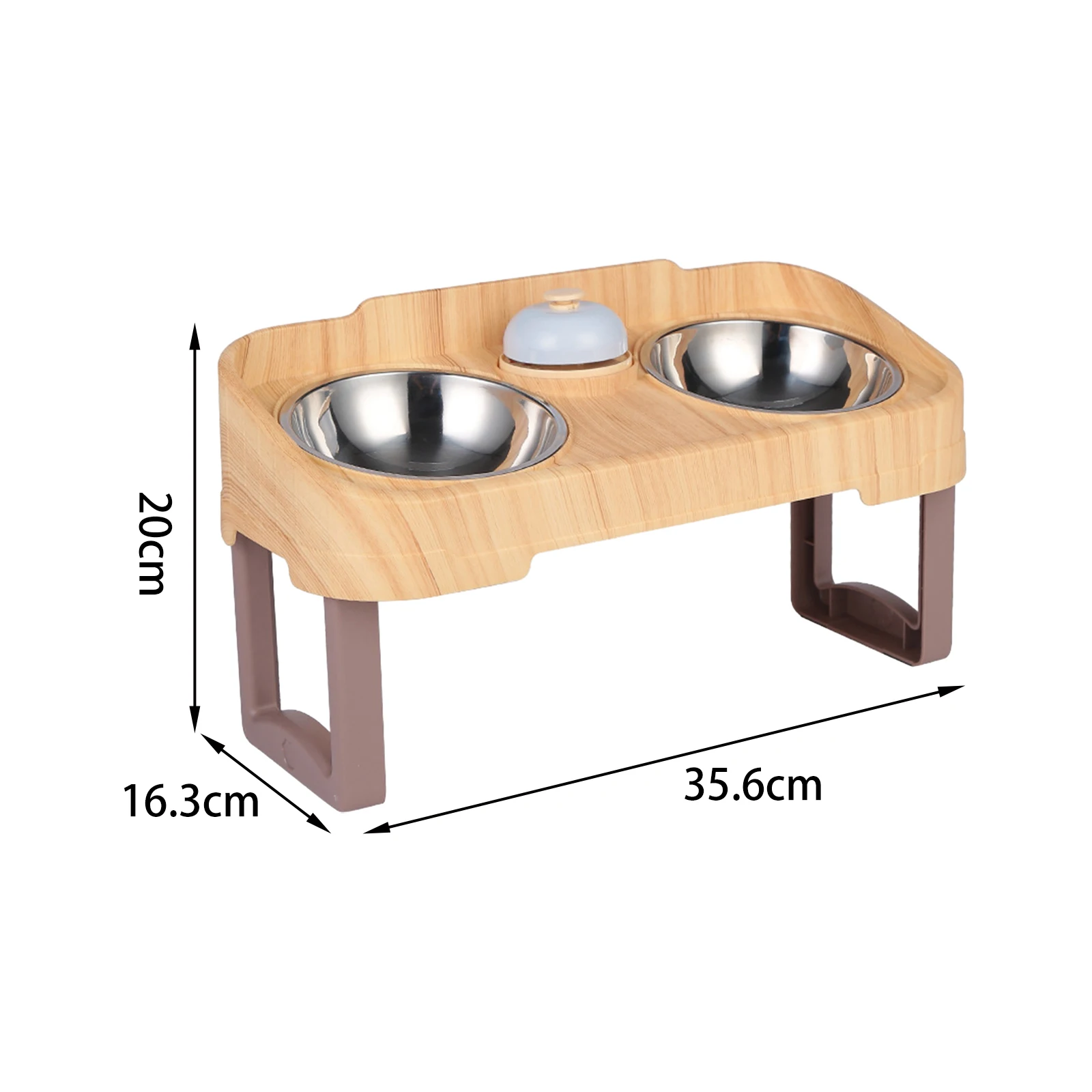 Elevated Dog Bowls Non-slip Pet Feeder Pet Food Water Bowl with Slow Feeder Bowl Standing Cat Bowl for Small Dog Puppy