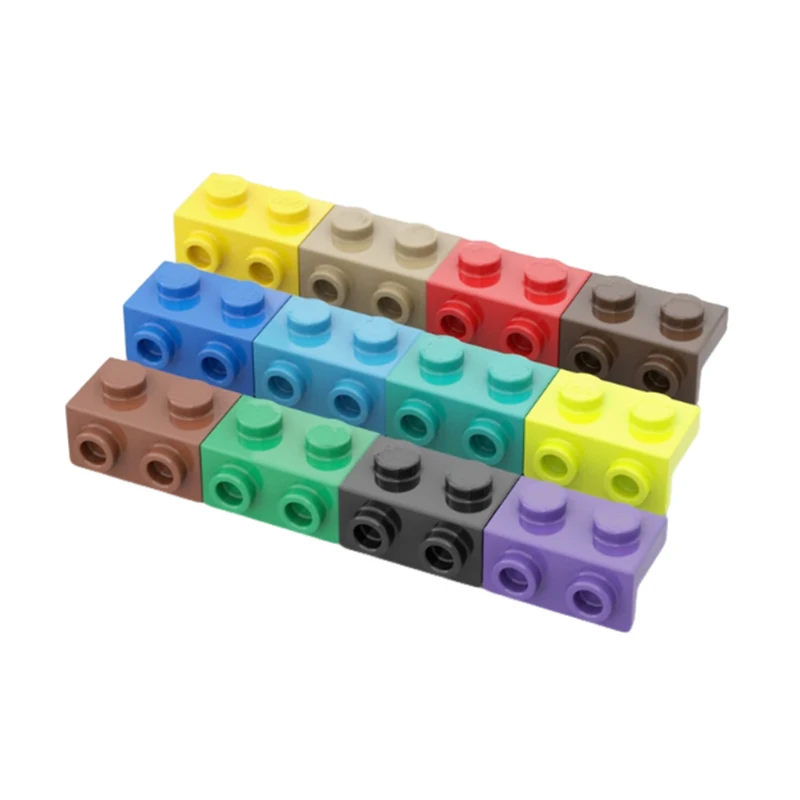 

30 шт., совместимый с MOC, кронштейн 99781, 1x2-1, комбинированный строительный блок «сделай сам», частицы, детские креативные игрушки