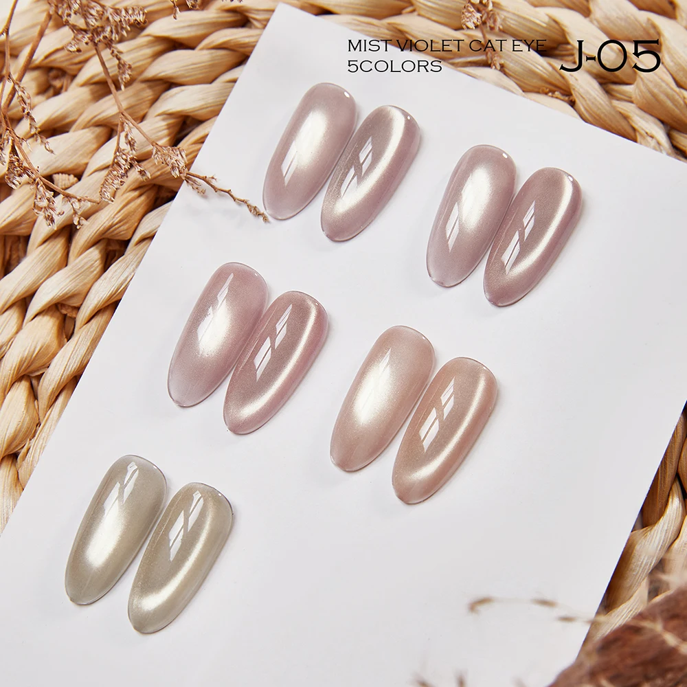 Vendeeni 5 Farben/Set Kristall-Katzenaugen-Gel-Nagellack Semi-Permanent Funkelnder Magnetischer UV-LED-Soak-Off-Gel-Lack mit Display – Detail 20