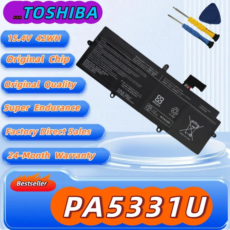 

15.4V 42Wh 2700mAh PA5331U-1BRS Laptop Battery For Toshiba Dynabook Portege A30-E Tecra A40-e1420 X30l-g Batteries