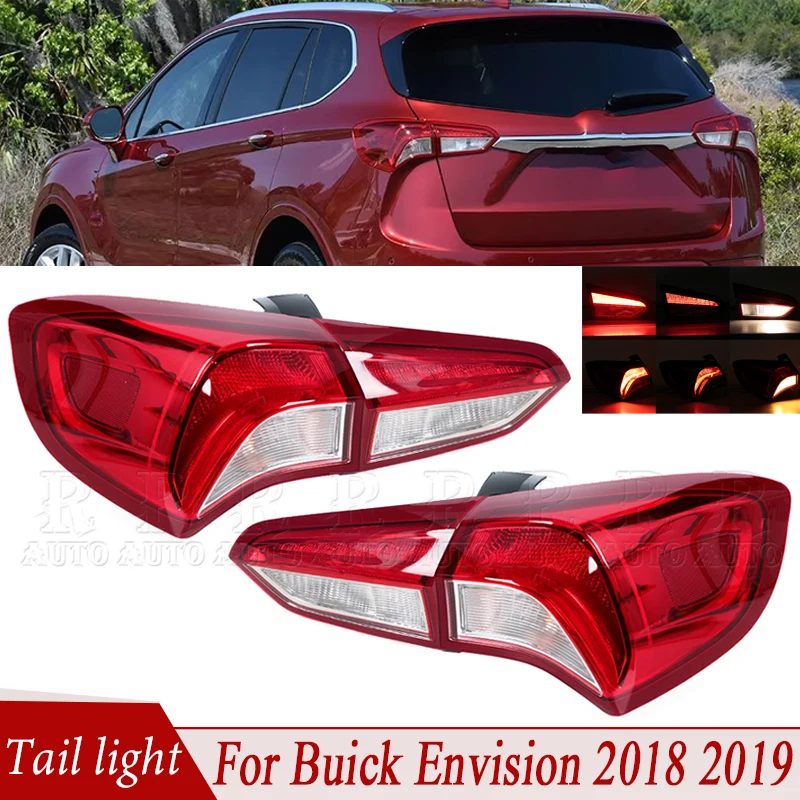 

Для Buick Envision 2018 2019, задний фонарь, стоп-сигнал, указатель поворота, задний бампер, сигнальная лампа, задний фонарь, задний фонарь в сборе