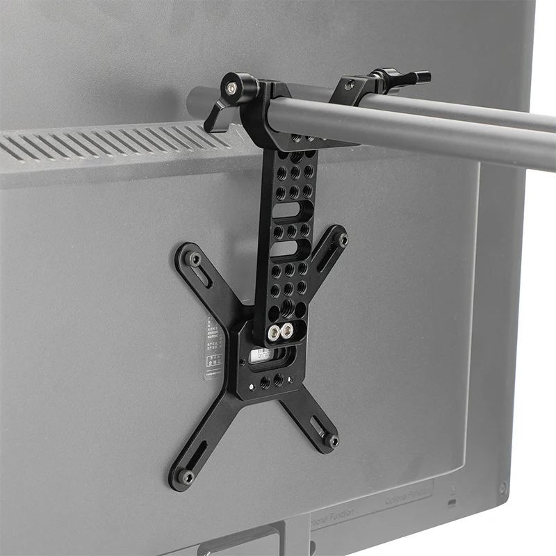 

Крепление HDRig VSEA для монитора 75x75 мм, 100x100 мм с креплением для штанги 15 мм и креплениями для аксессуаров 1/4-20 и 3/8-16