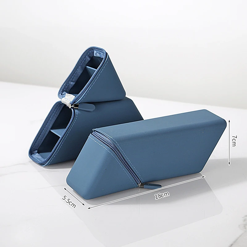 1 Stylish Silicone Pen Holder, Foldable Pencil Case Holder, Desktop Office And Study Pen Cup Large-capacity Pen Organizer