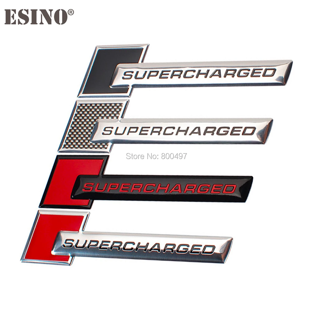 New 3D Supercharged Turbo Boost Loading Metal Chrome Aluminum Alloy 3D Emblem Badge Sticker Decal Auto Accessory