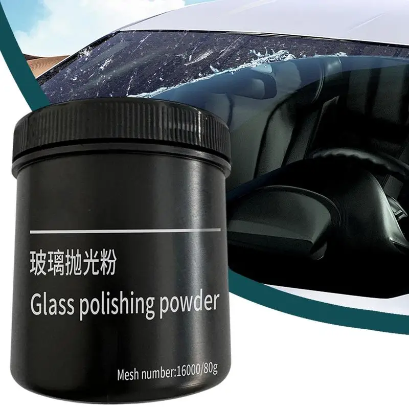 80g Car Glass Polishing Powder Cerium Oxide Powder Car Window Polishing Car Glass Oil Film Remover Cleaning Powder car accessory