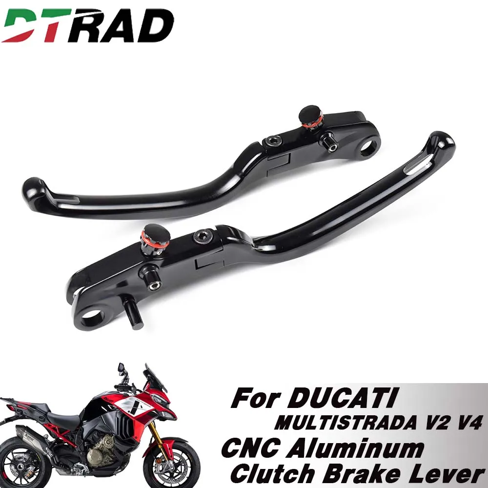 For DUCATI MULTISTRADA V2 V4 S PIKES PEAK CNC Brake Clutch Lever Set Adjustable Handle Racing Lever Motorcycle Accessories