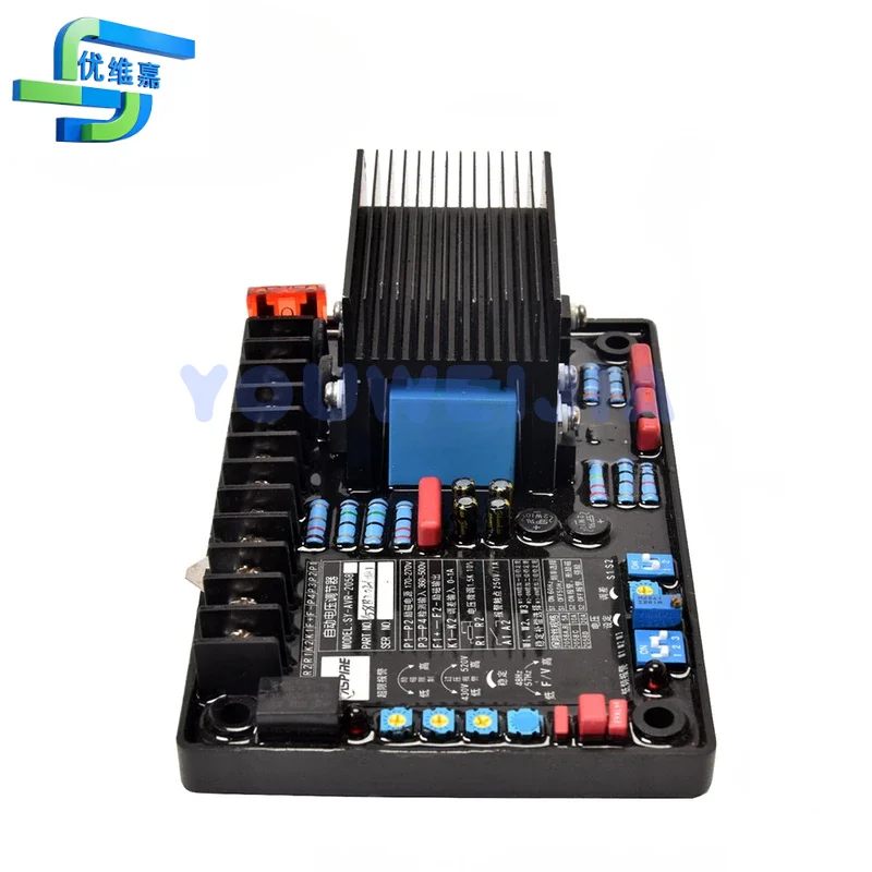 SY - AVR - 2058B marine AVR for diesel gensets. Stabilizes voltage, improves genset performance in marine use.(AVR EM2058B)