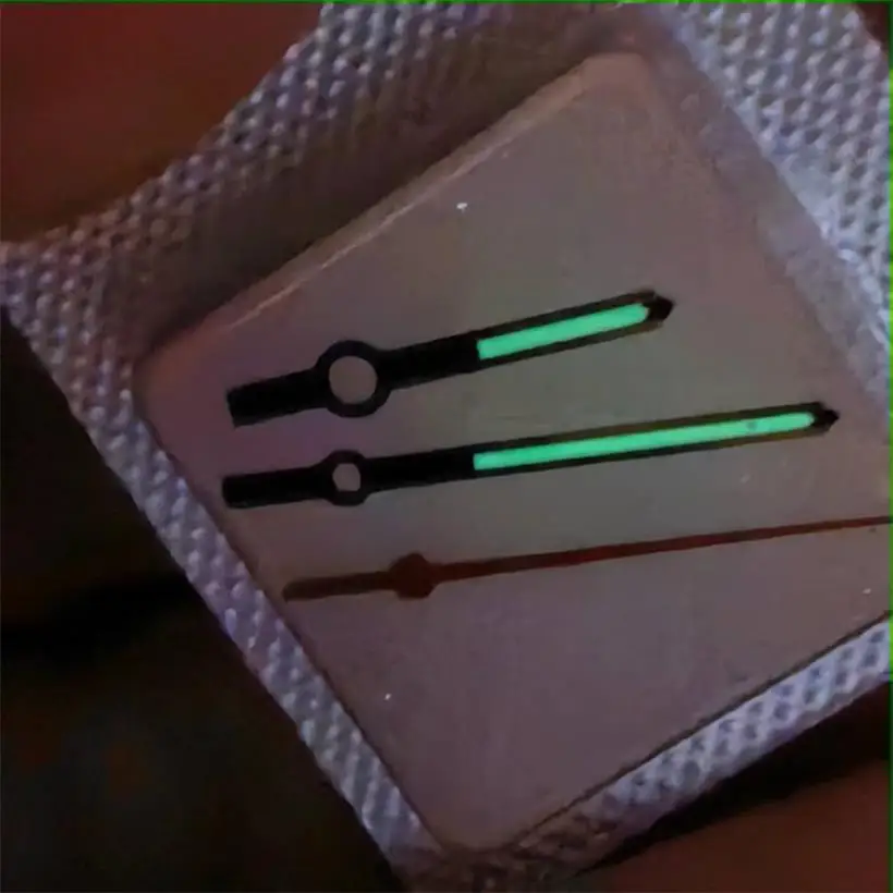 Watch Accessory Hands Are Suitable For Commander Watch Hands 2836 Movement Hour Minute Second With Luminous Three Needle Pointer