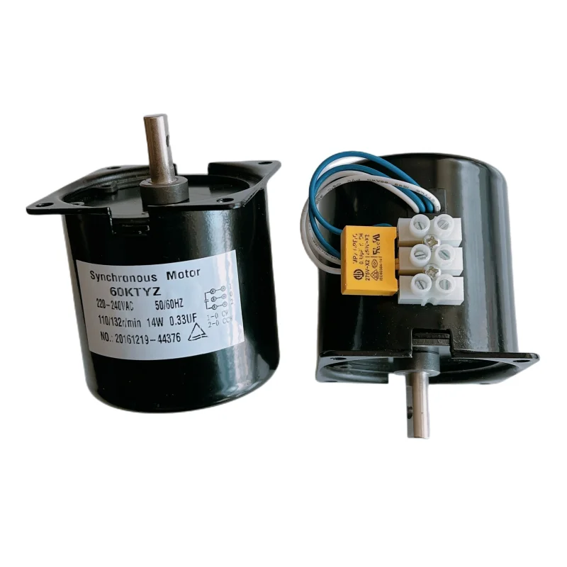 A60KTYZ-K7042 Synchronous Gear Motor 14W 220V Table 5rpm 2.5rpm 10rpm For Limelight,Electric Curtain,Monitoring PTZ