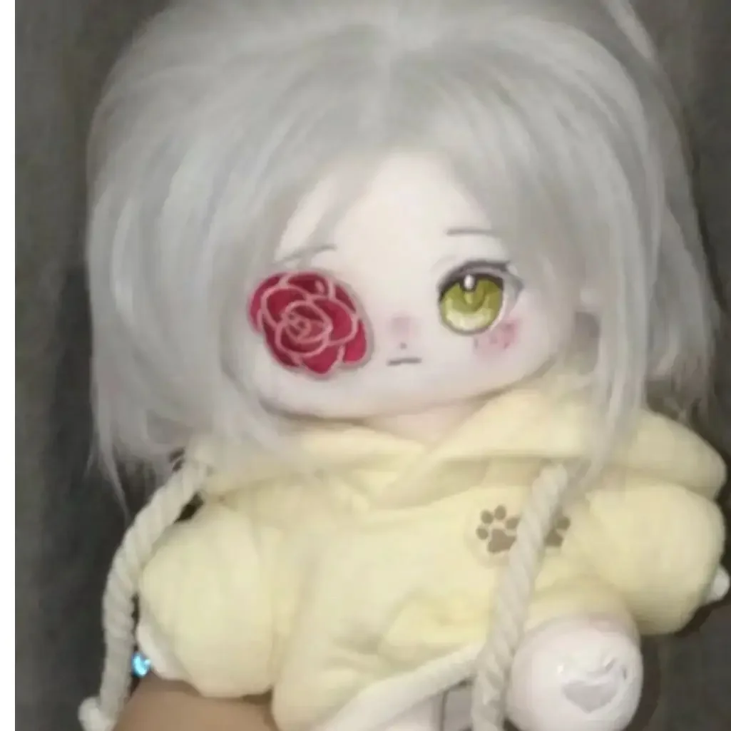 Anime Identity V Perfumer Vera Nair Cosplay Stuffed Plush Rose Doll Body Cartoon Dress Up Plushie Pillow Toys Figures Gift 20cm