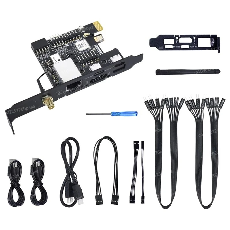 Servidor de mantenimiento y instalación de sobremesa con control remoto NanoKVM-PCIe RISC-VPiKVM