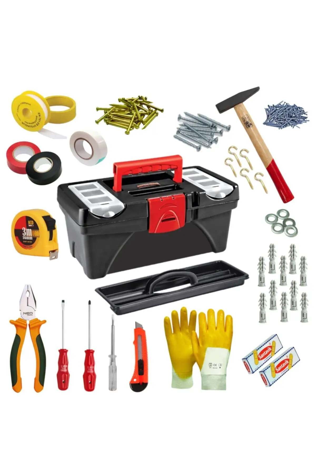 250 stück Voll Geladen Werkzeug Tasche, multifunktionale, schnelle und sichere lieferung mit hohe zufriedenheit garantieren 2022 trend modell