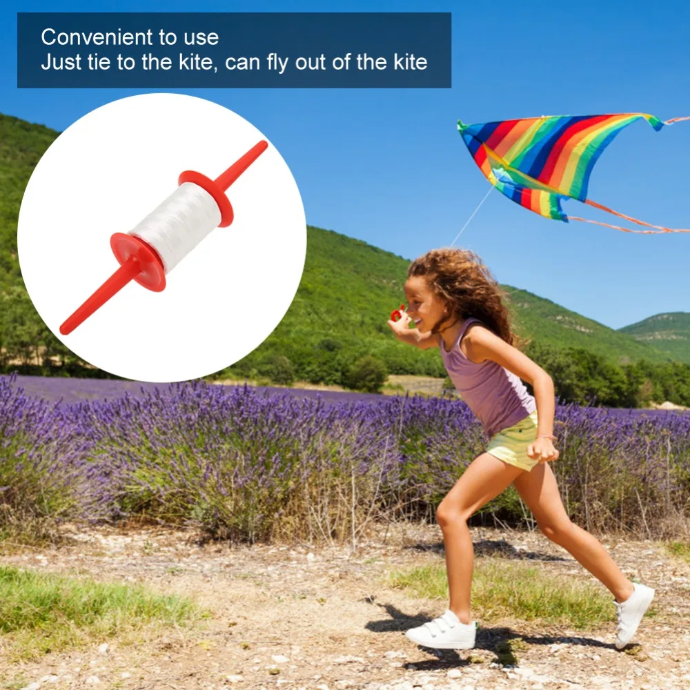 Acessórios para Pipa: Carretel de Pipa Vermelho com 150M de Corda, Alça de Aperto, Ferramenta para Voar Pipas