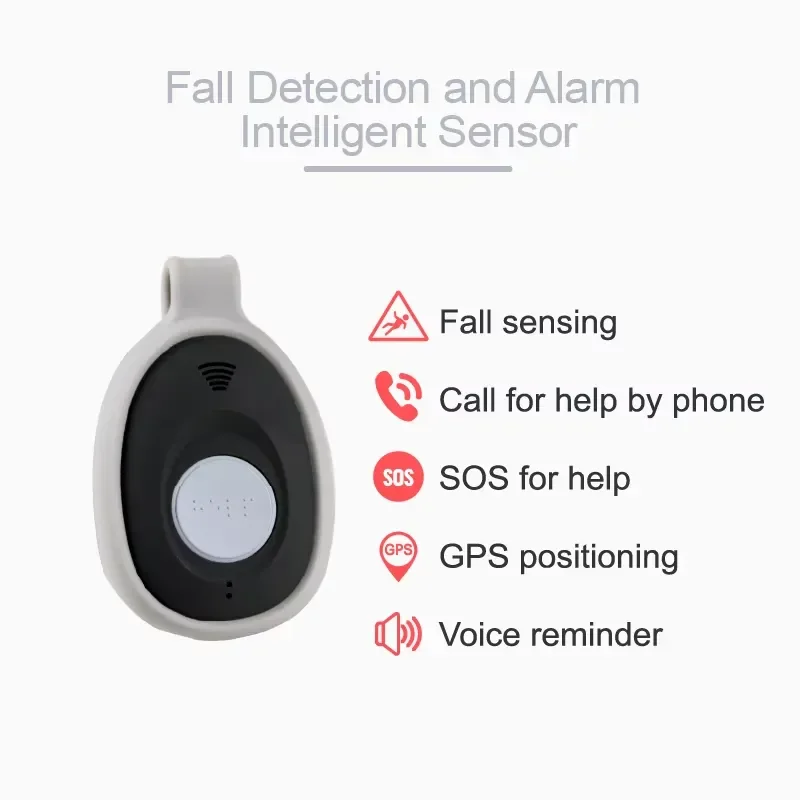 GPS Enabled Motion & Position Sensors Fall Detection & Vibration Auto SOS Alert with SOS Alarm Feature