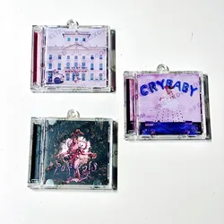 Melanie Martinez K-12 MINI Music CD NFC Keychain PORTALS Album Play Songs Pendant Cosplay Necklace Acrylic Key ring Gifts