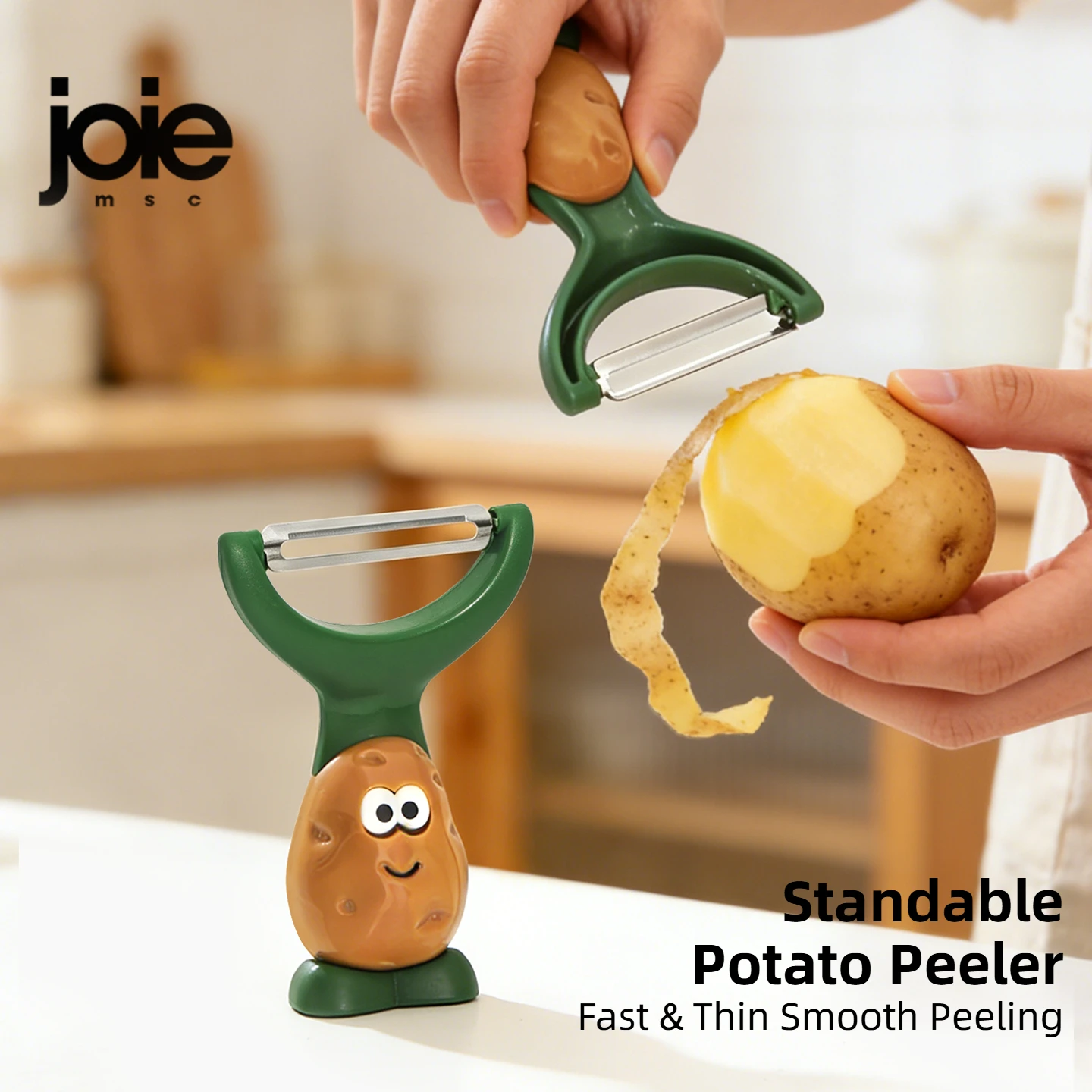 Joie éplucheur de pommes de terre en acier inoxydable éplucheur de fruits et légumes râpe multifonction éplucheur tranche outil de cuisine à domicile