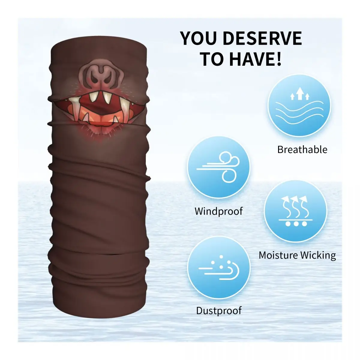 Bandana de morcego vampiro personalizada, polaina de pescoço para esqui, ciclismo, mulheres, homens, cachecol envoltório, dia das bruxas, balaclava mais quente