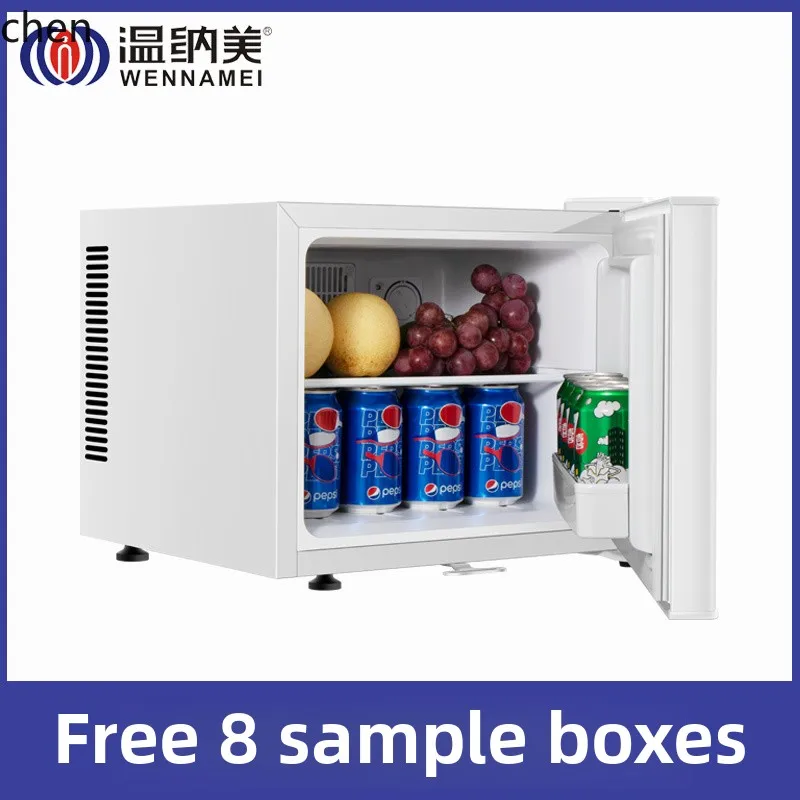 Mini frigorifero refrigerato HTT, armadietto per campioni di cibo per asilo, tè con serratura, cosmetici medici di bellezza