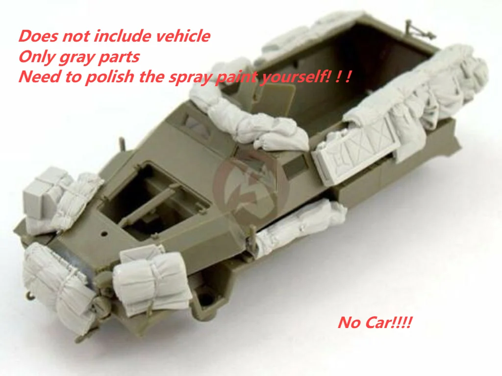 

1:35 Scale Resin Die-casting Made Of Armored Vehicle Parts Modification Does Not Include Tank Unpainted Model