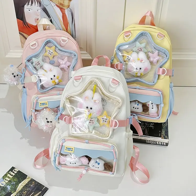 2026 New Starry Large Capacity Backpack for Primary And High School Girls Double Shoulder Bag School Bag Waterproof Youth Bac...