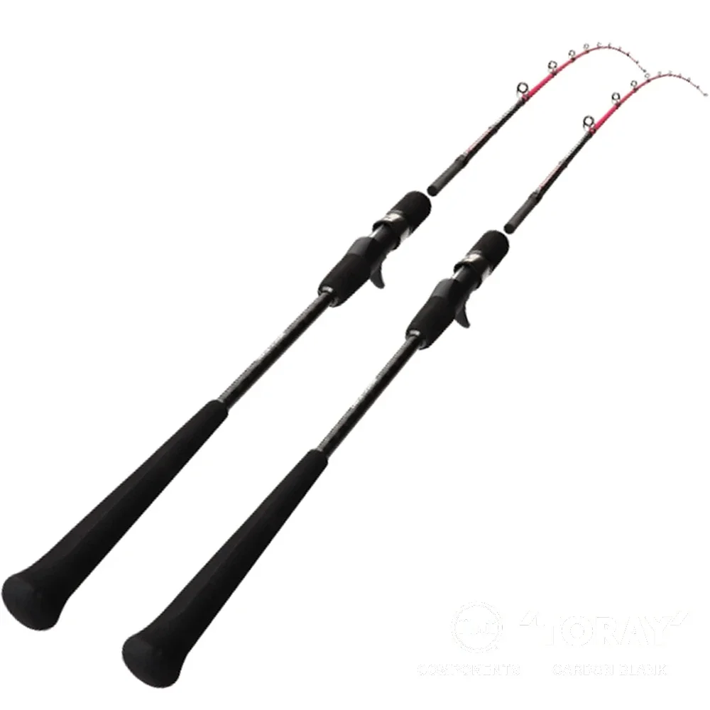 

High Quality Carbon Fishing Fuji Rod Two Sections Slow Jigging Rod