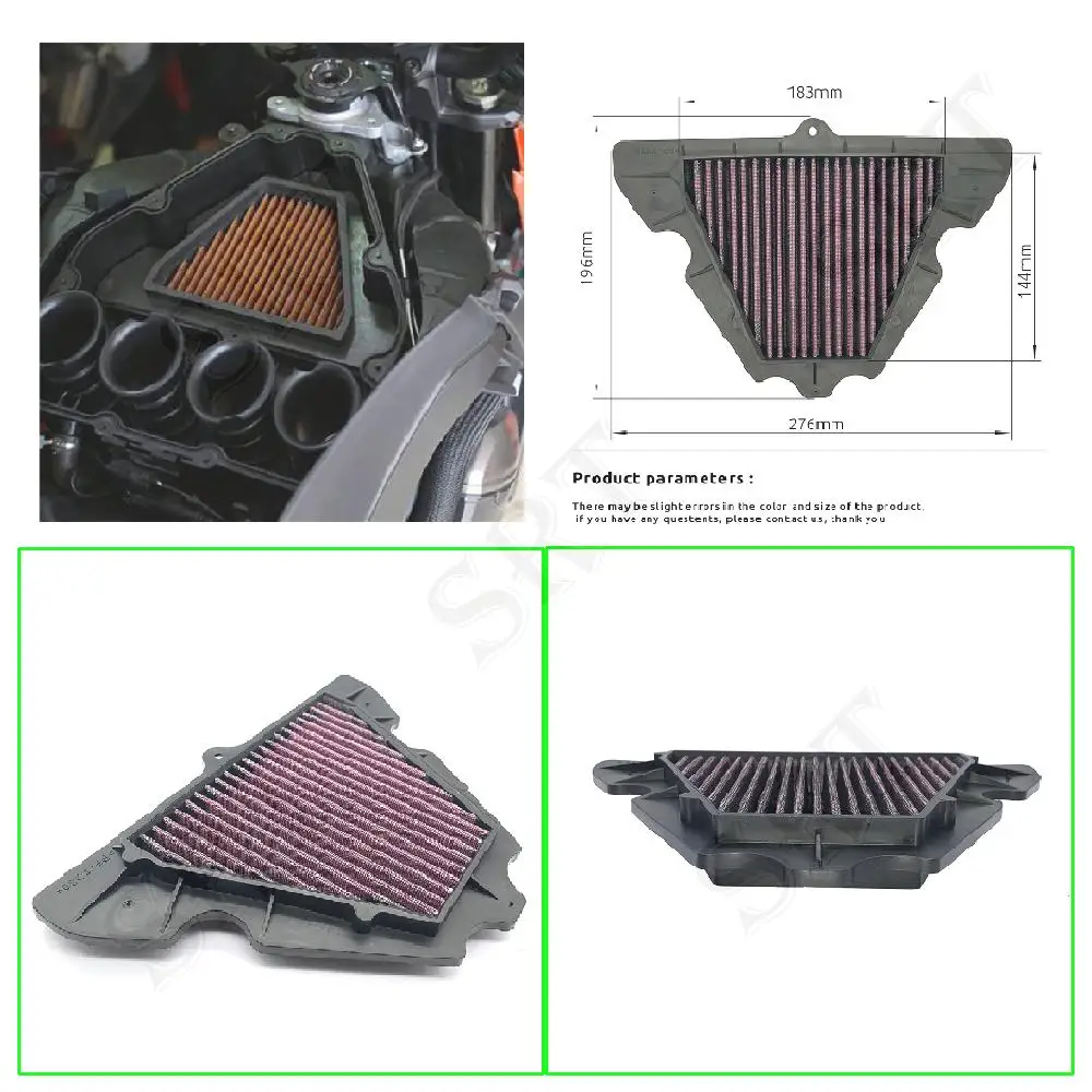 

Fit For Kawasaki Versys 1000 KLZ Motorcycle Accessories Air Intake Filter Air-Cleaner Replace Part KLZ1000 Versys1000 2012-2022