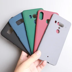 for HTC D20 D19 Plus One A9S U12 Life U11 Case Sand Matte Soft Silicon Full Protect Camera Shockproof Antislip Cover Shell Funda
