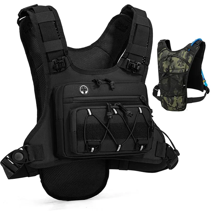 

Running Chest Pack Hydration Vest For Cycling Hiking Bicycle Race Marathon Bag Men Women Sports Tactical Pouch Camping Backpack