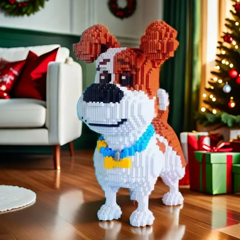 3685 Pieces of Mike Dog Building Blocks, Perfect Holiday and Birthday Gifts, Party Games, Office and Home Decoration view 4