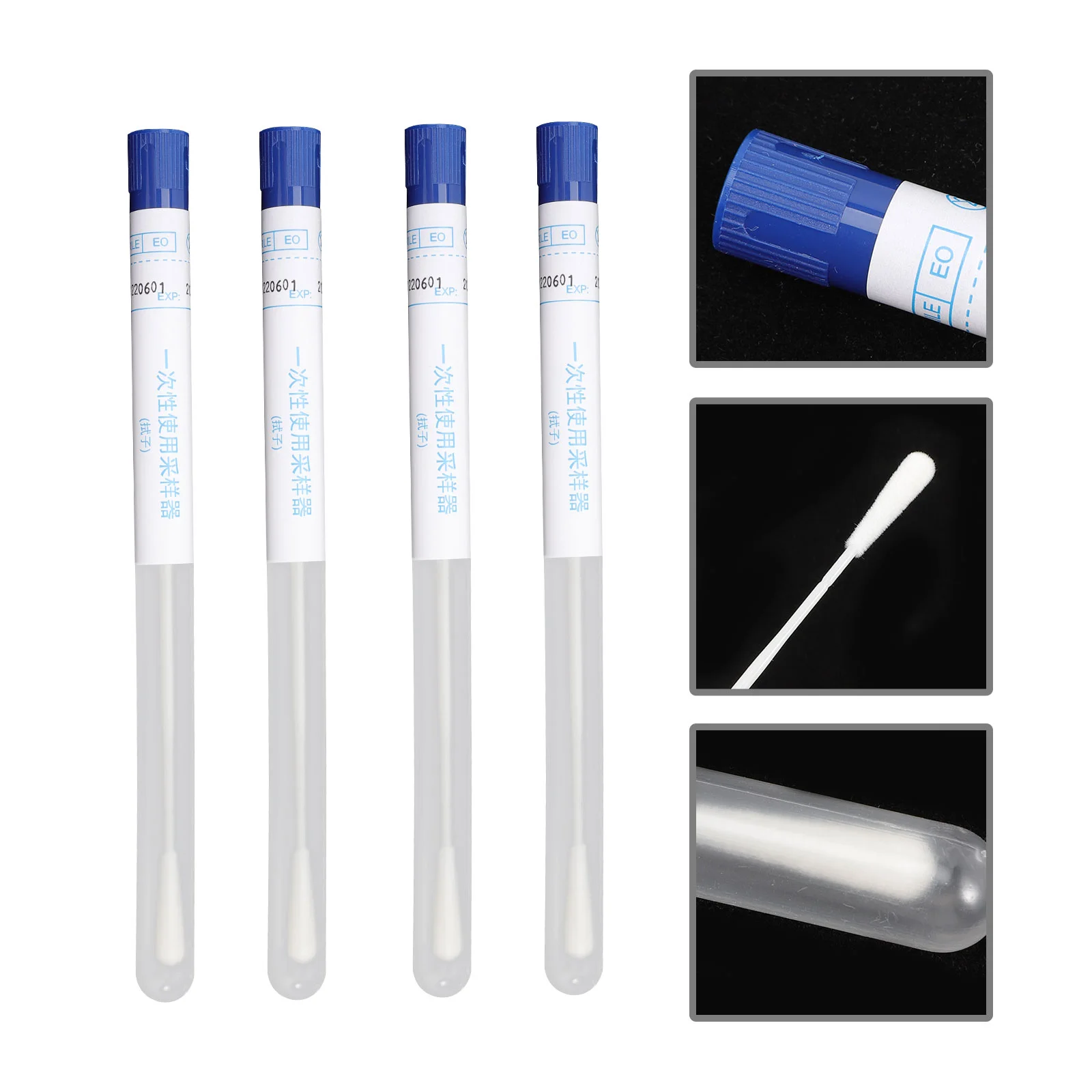 Flocking Sample Sticks Sampling Swab Nasal Swabs Specimen Sterile Cotton Tipped Applicator