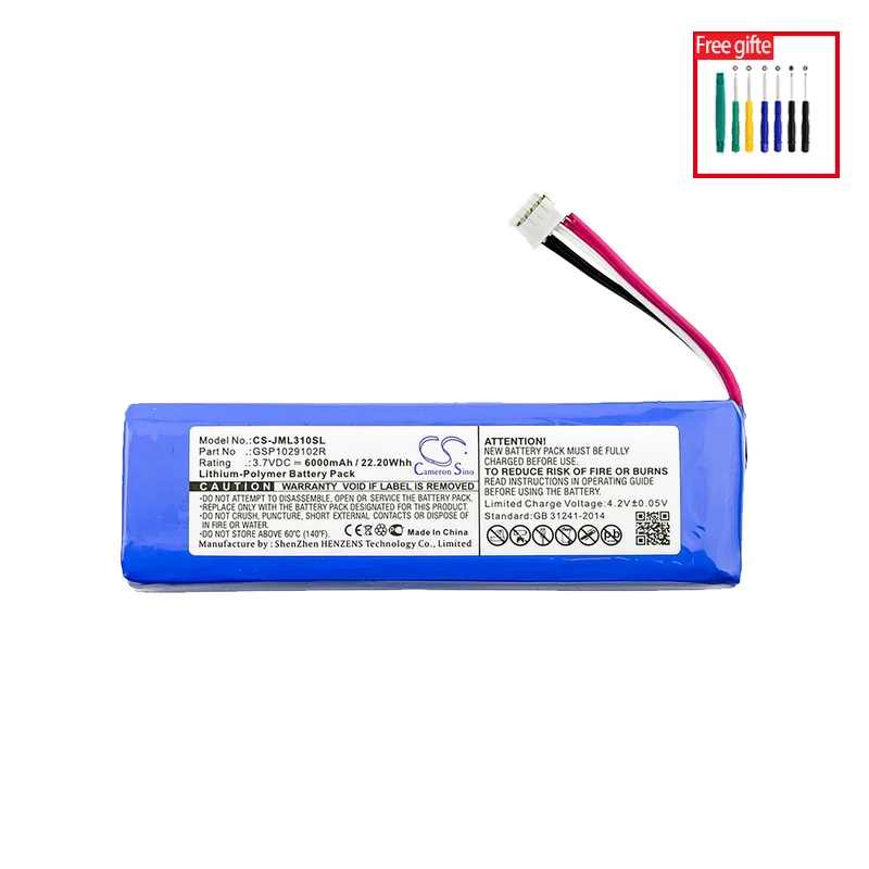 Cameron Sino Battery for  Charge 2+Charge 2 Plus Charge 3 2015 Charge 2 Fits P763098 GSP1029102R battery Replacement Battery