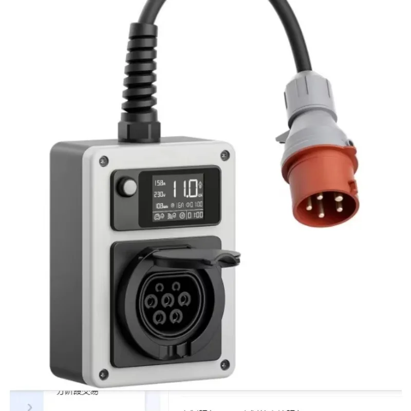 22kW Type 2 Outlet Wall Mounted Charging Pile APP Cee Ac Ev Charging Station Type-2 Socket Public 22 kW Wall-mount 2026