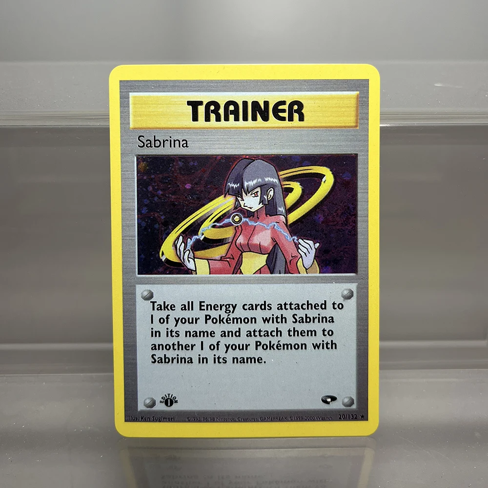 PKM Proxy Cards Classic 1996 1. Auflage Mewtwo Gyarados Alakazam Cards Collection PTCG Neo Genesis Folienkarte