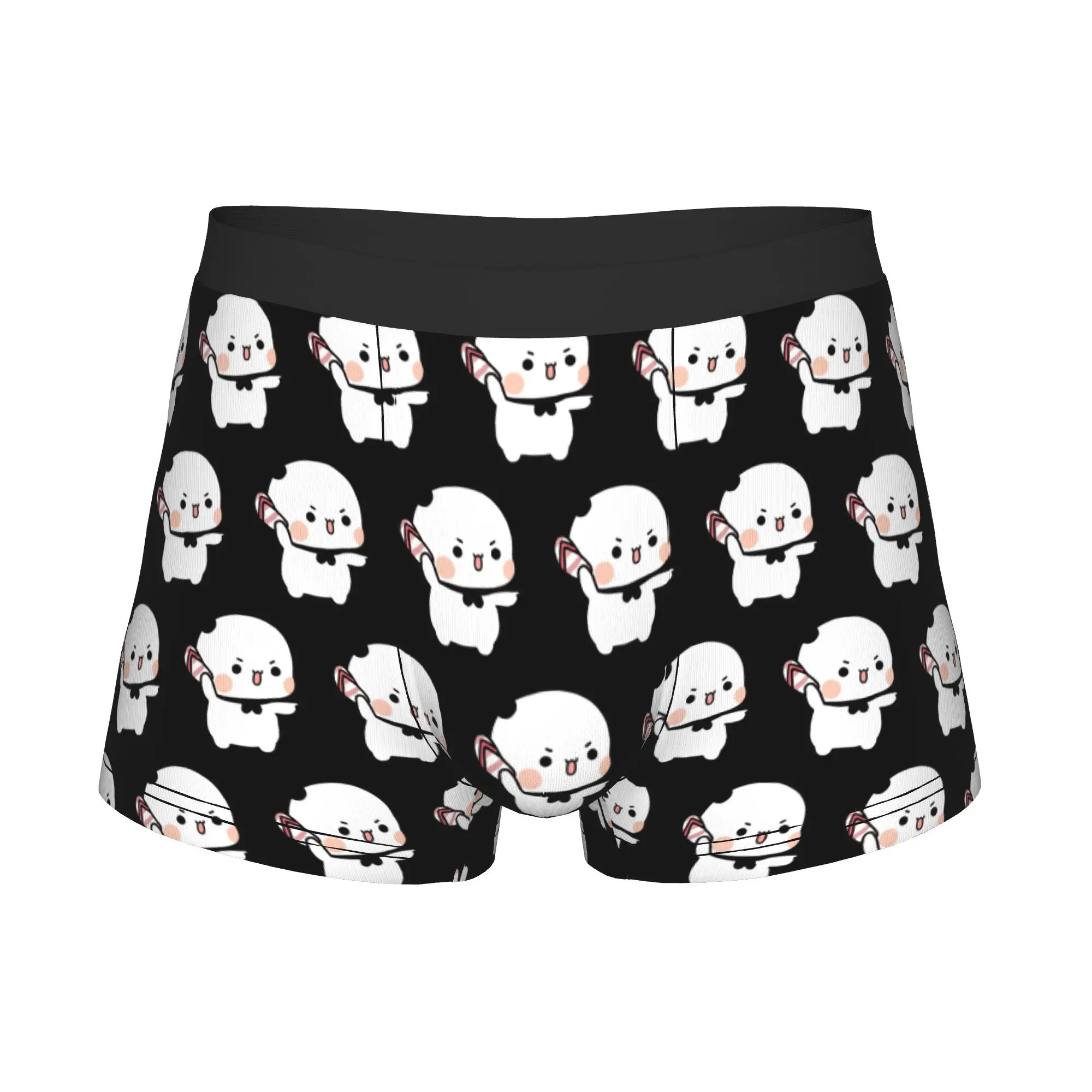 Bubu Throwing Flip Flop Boxer Shorts For Men 3D Print Kawaii Underwear Panties Briefs Soft Underpants