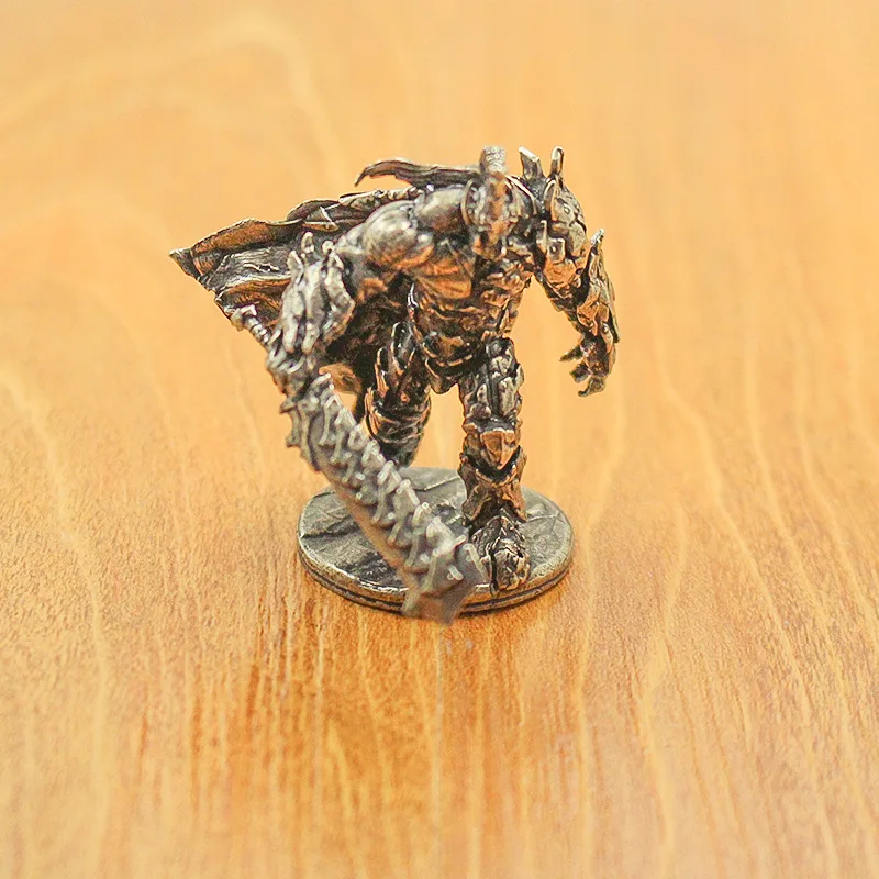 Vintage Cupronickel Barbarian Tribe Warrior Model Figurine