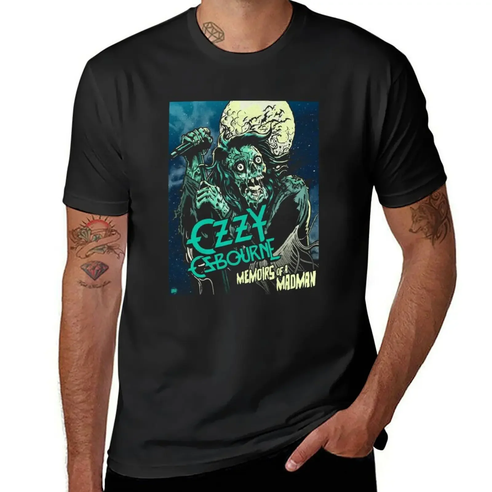 f band ozzy ozbourne T-Shirt cheap stuff blacks sports fans mens clothes