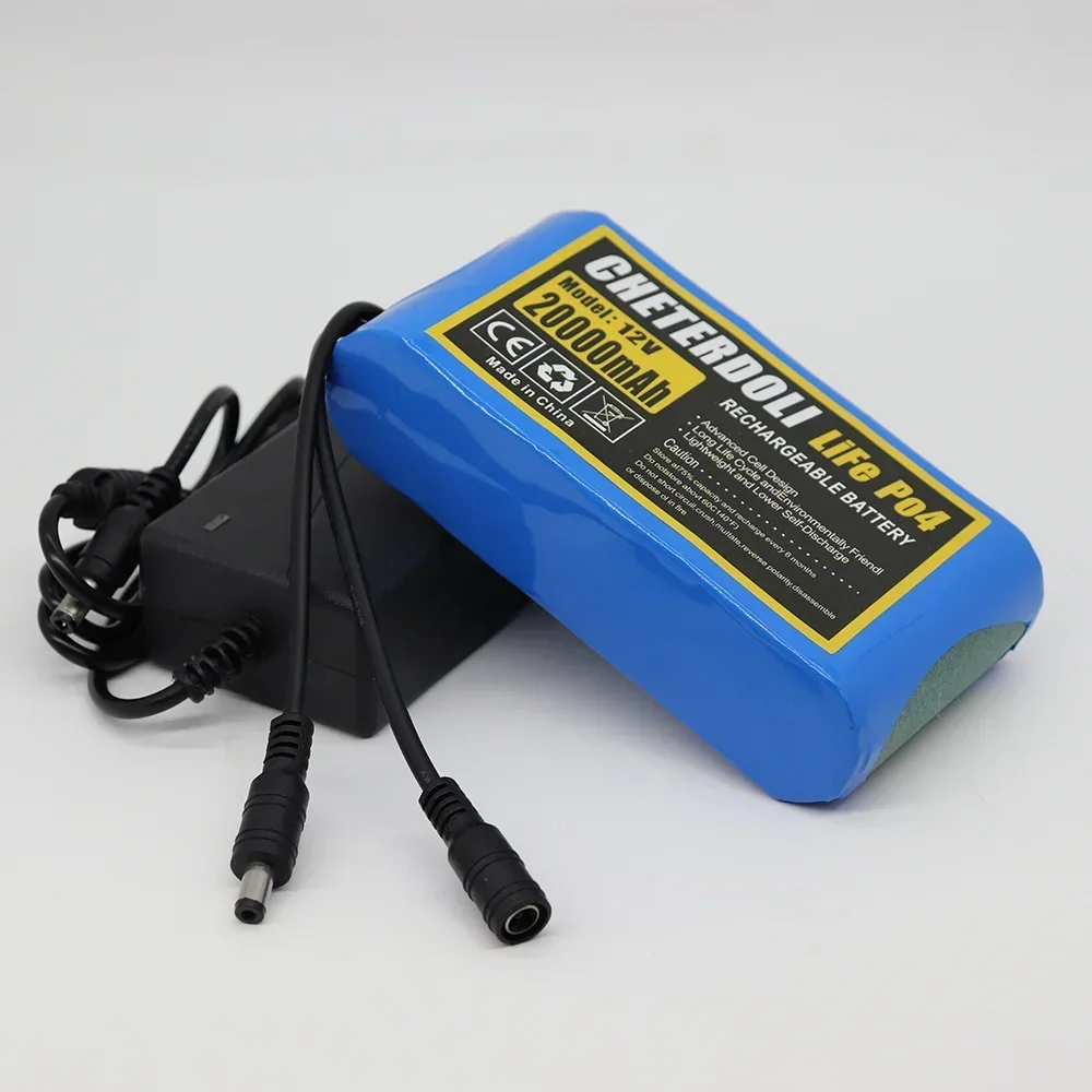 

new 32700 4S1P 12V 20000mAh 4S 40A Balanced BMS for Electric Boat and Uninterrupted Power Supply 12.6V 2A Charger