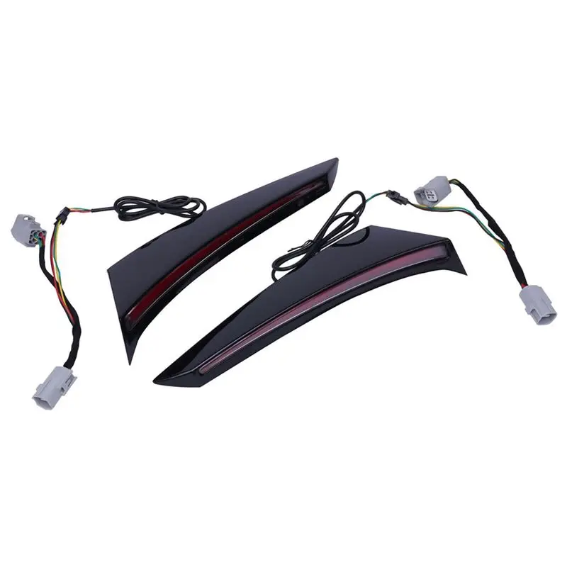 

A21E-Car LED Rear Bumper Marker Tail Lights Brake Signal DRL For Toyota Sienna 2021-2023