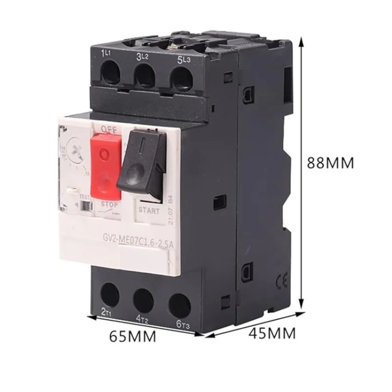 Motor protection circuit breaker GV2-ME14C 16 22 32 thermal overload short-circuit protection 02C 04C 05C suitable for Schneider contactors