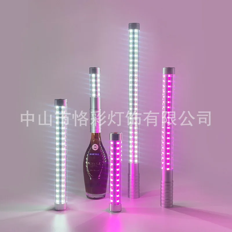 

Барная вспышка для шампанского, светодиодная зарядка, вспышка для гонок, ночной клуб, КТВ, светящаяся винная атмосфера, реквизит, танцевальная палка
