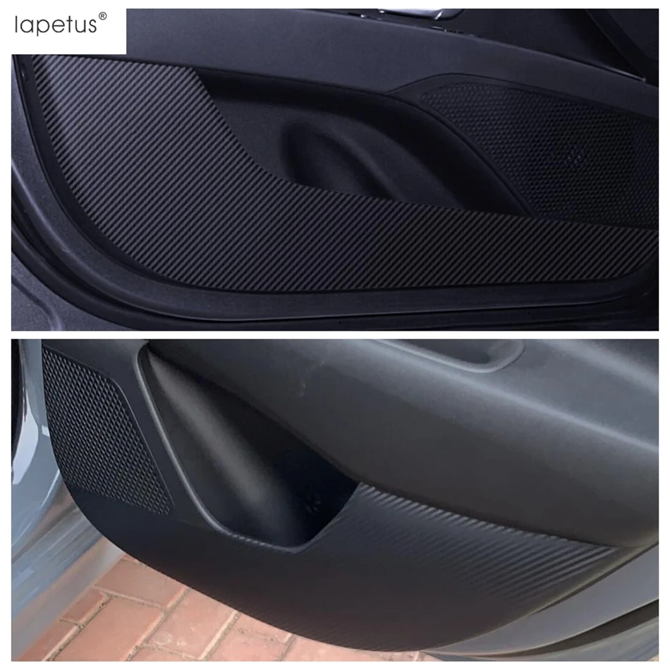 

Carbon Fiber Style Sticker Car Door Anti-kick Film Decoration Protective Interior Accessories For Hyundai Elantra 2021 - 2023