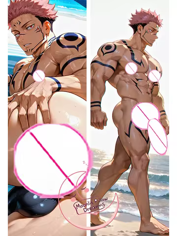 Dakimakura male Sukuna Double-sided Print Life-size body pillows cover Adult anime body pillowcase