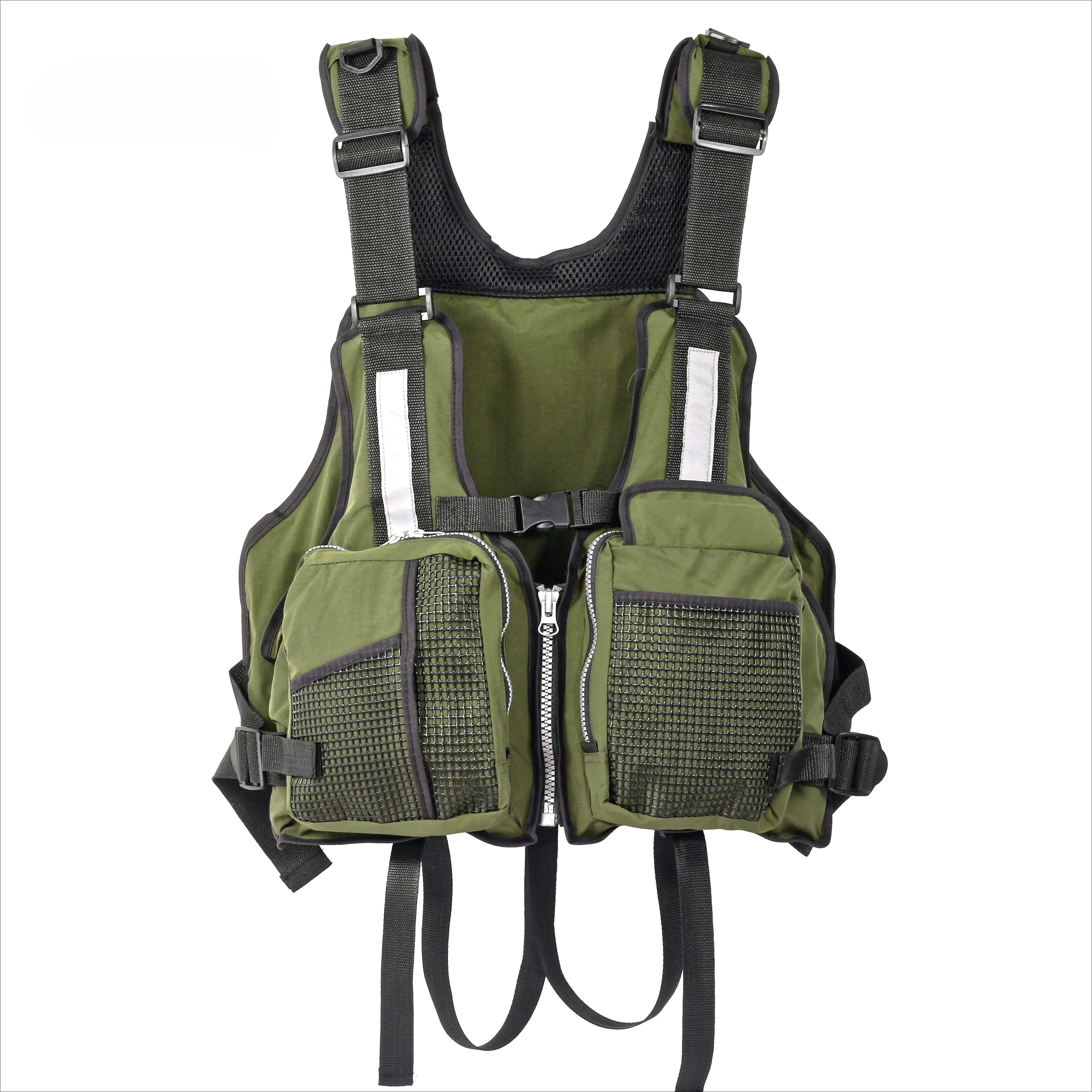 

Rescue Adult Swimming Life Vest Buoyancy First Aid Kayak Multi-function Bag Fishing Life Jacket for Drifting Boating Adjustable