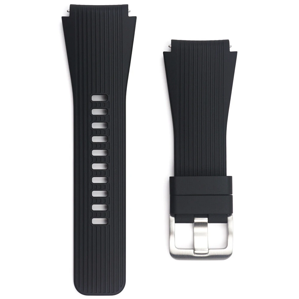 NEUE Echte Silikon Armband Band Strap Für Samsung Galaxy Uhr SM-R800 R805 46mm Uhr Band Armband Ersatz